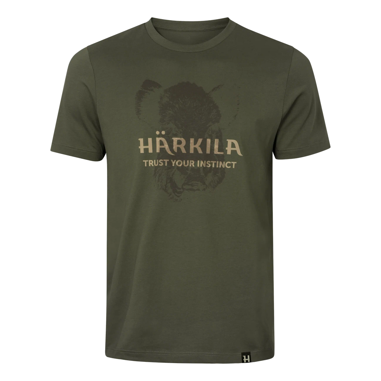 HARKILA Wildboar Logo T-Shirt - Mens - Forest Night