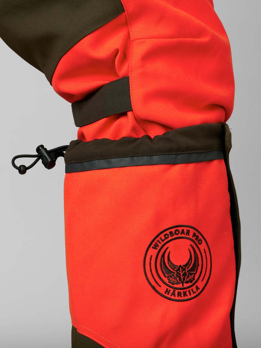 HARKILA Wildboar Pro Gaiters - Orange Blaze & Willow Green