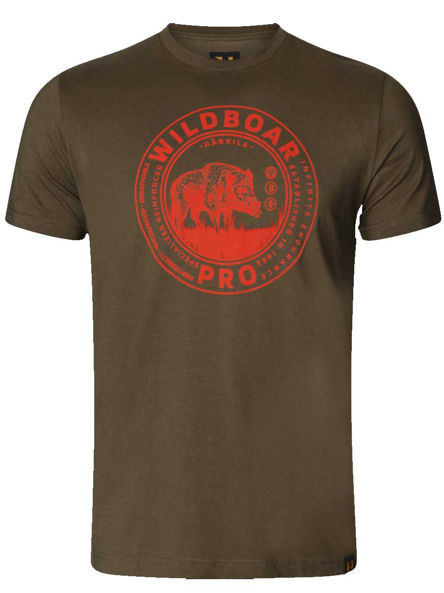HARKILA Wildboar T-shirt - Mens - Willow Green