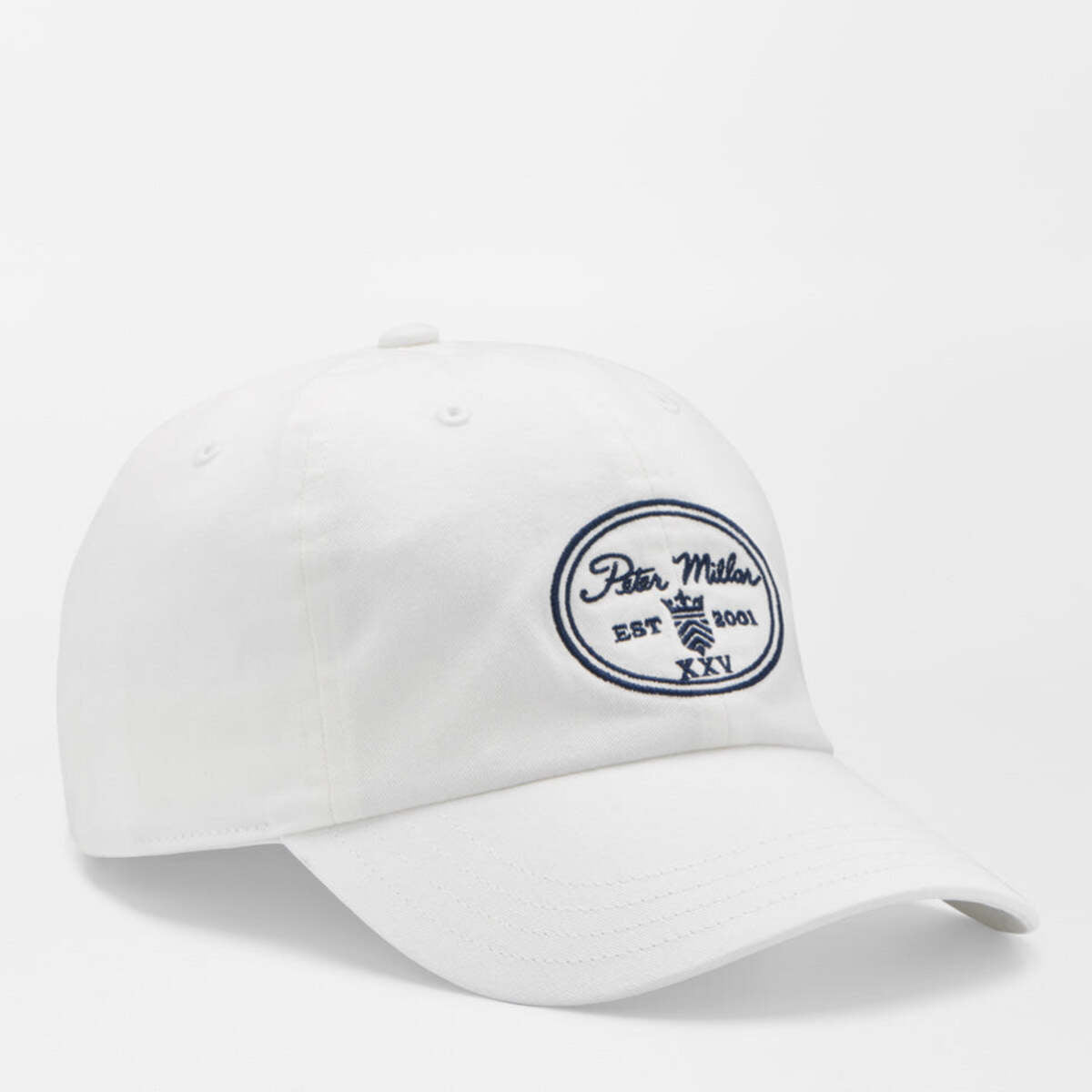 Peter Millar 25th Anniversary Hat in White - front view