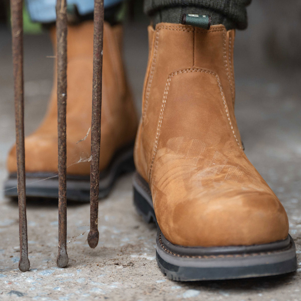 HOGGS OF FIFE Air-Shire Waterproof Dealer Boot - Waxy Tan