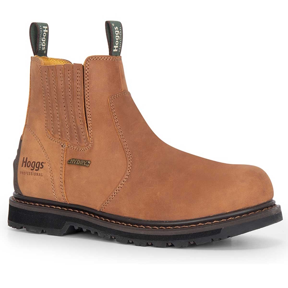 HOGGS OF FIFE Air-Shire Waterproof Dealer Boot - Waxy Tan