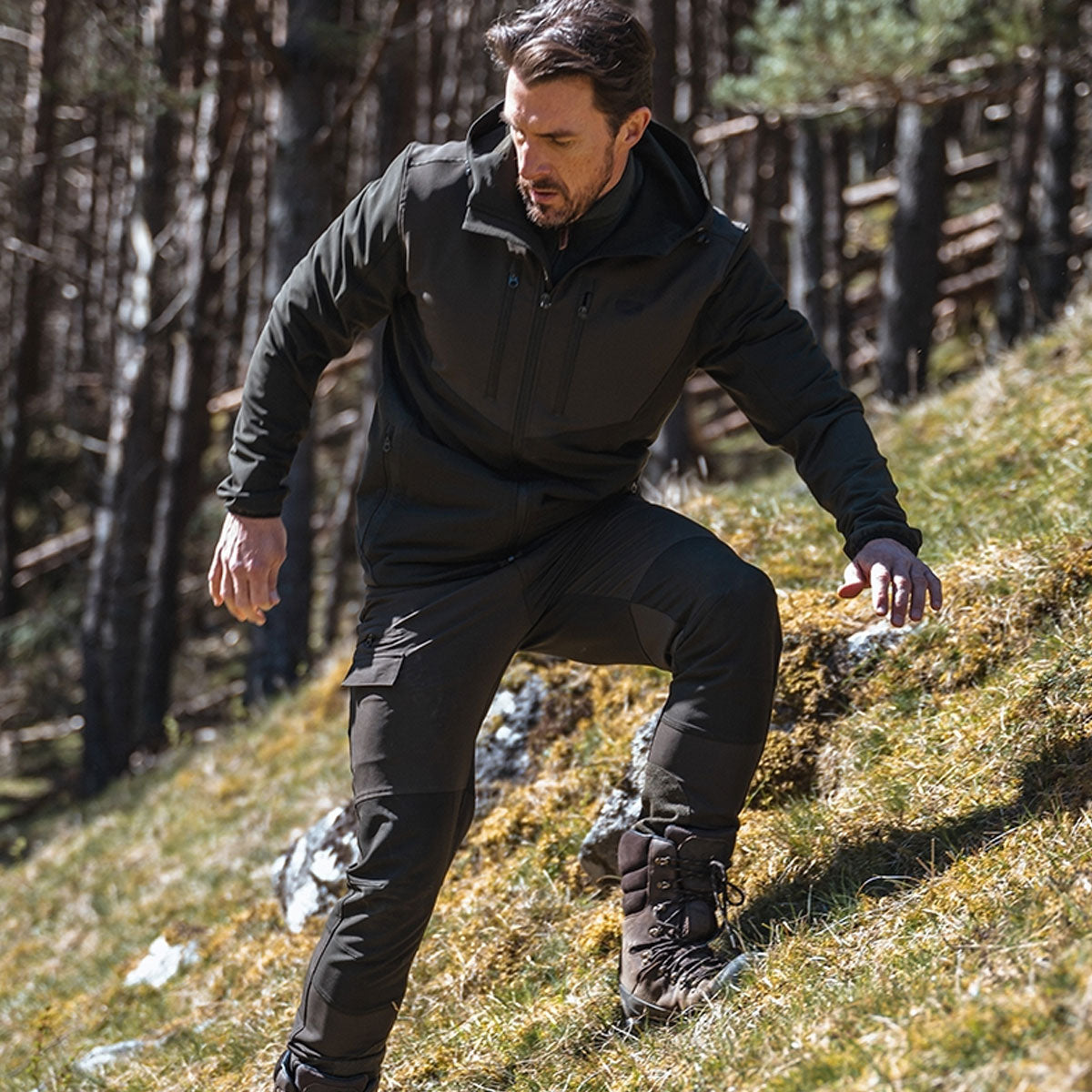 HOGGS OF FIFE Ardross 4-Way Active Jacket - Mens - Green