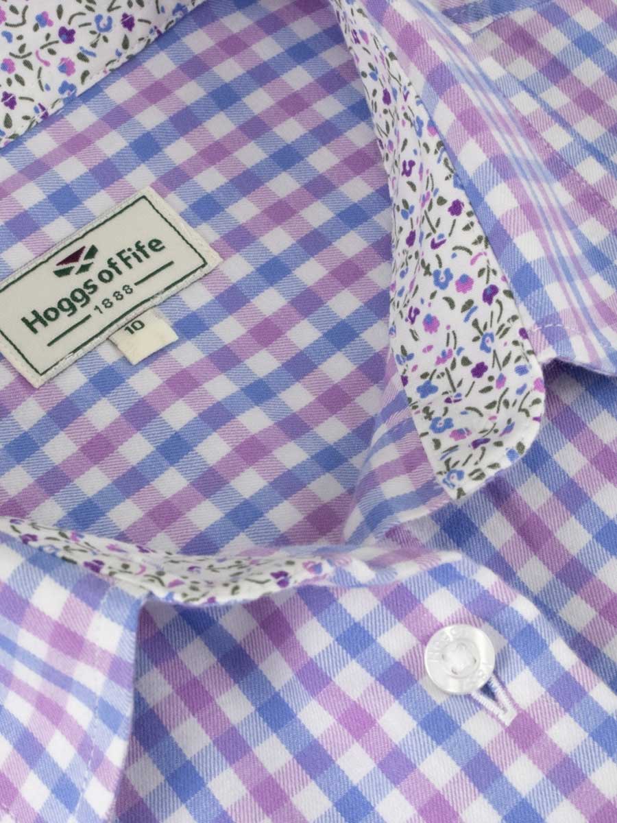 HOGGS OF FIFE Becky II Cotton Shirt - Women's - Violet/Cerise