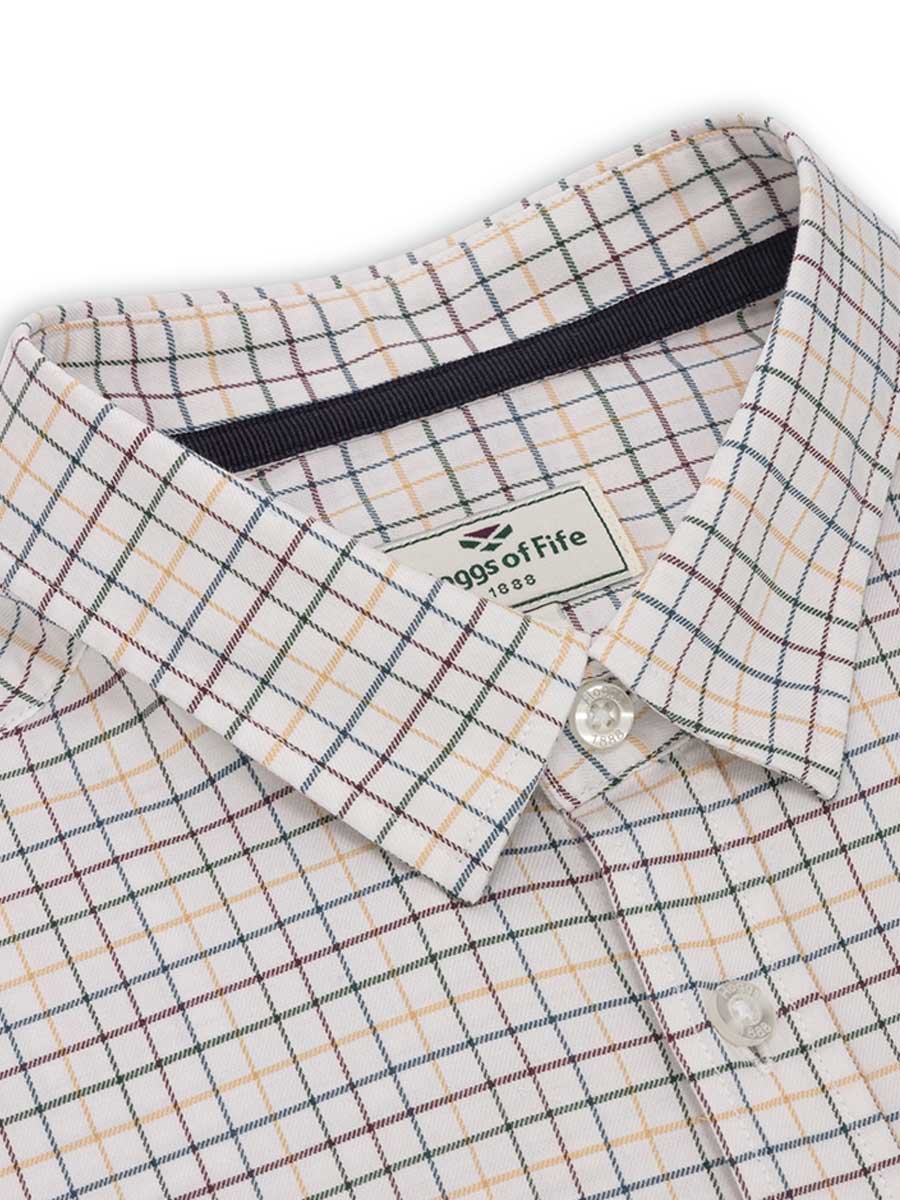 HOGGS OF FIFE Callum Country Check Shirt - Mens - Green / Gold