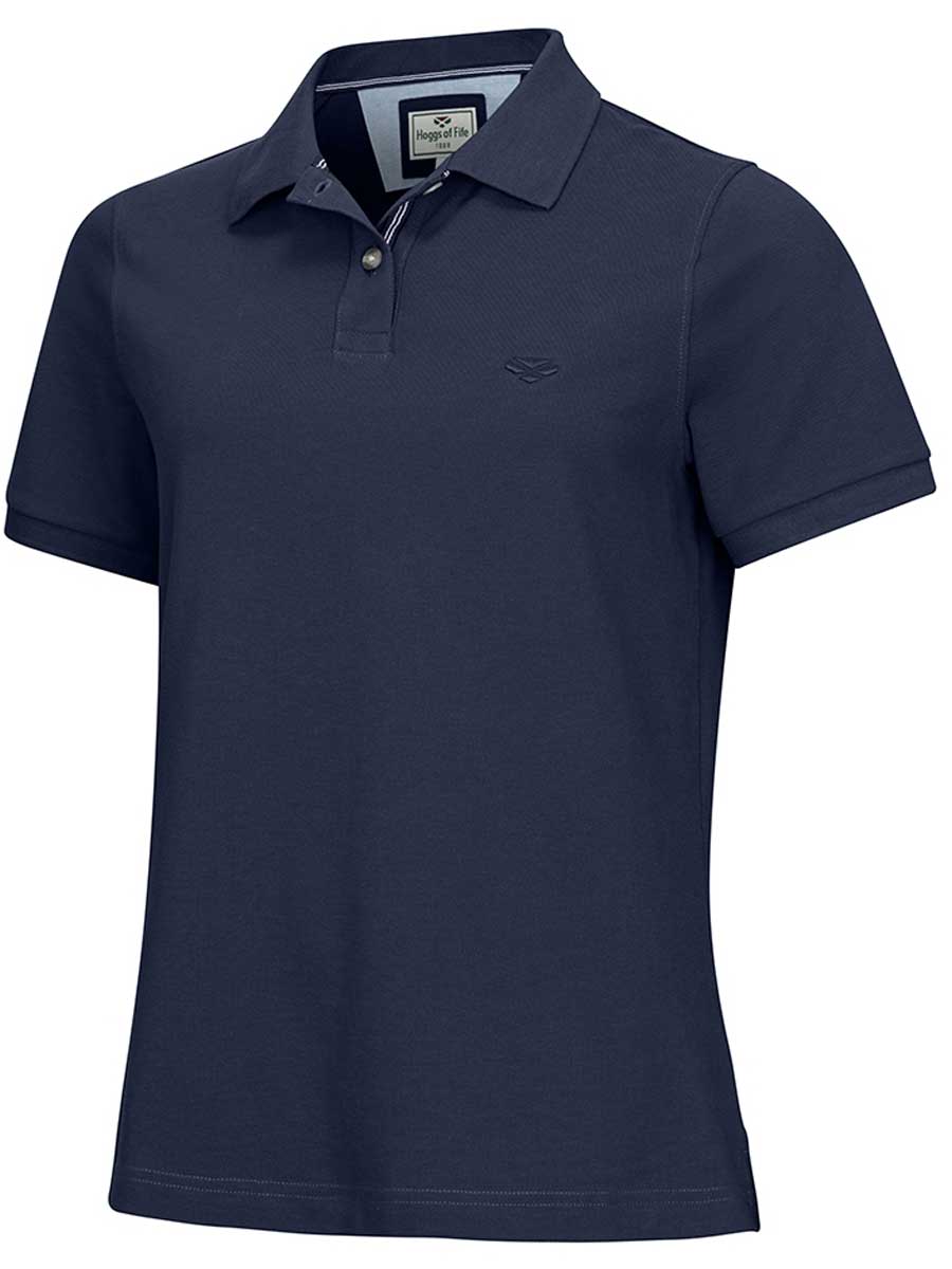 HOGGS OF FIFE Cora Pique Polo Shirt - Women's - Navy