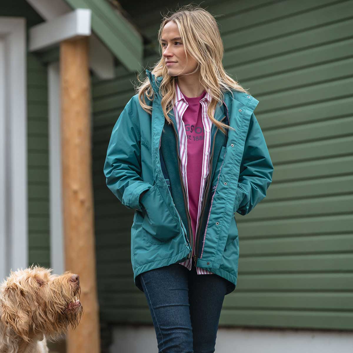 HOGGS OF FIFE Fara Waterproof Jacket - Womens - Teal