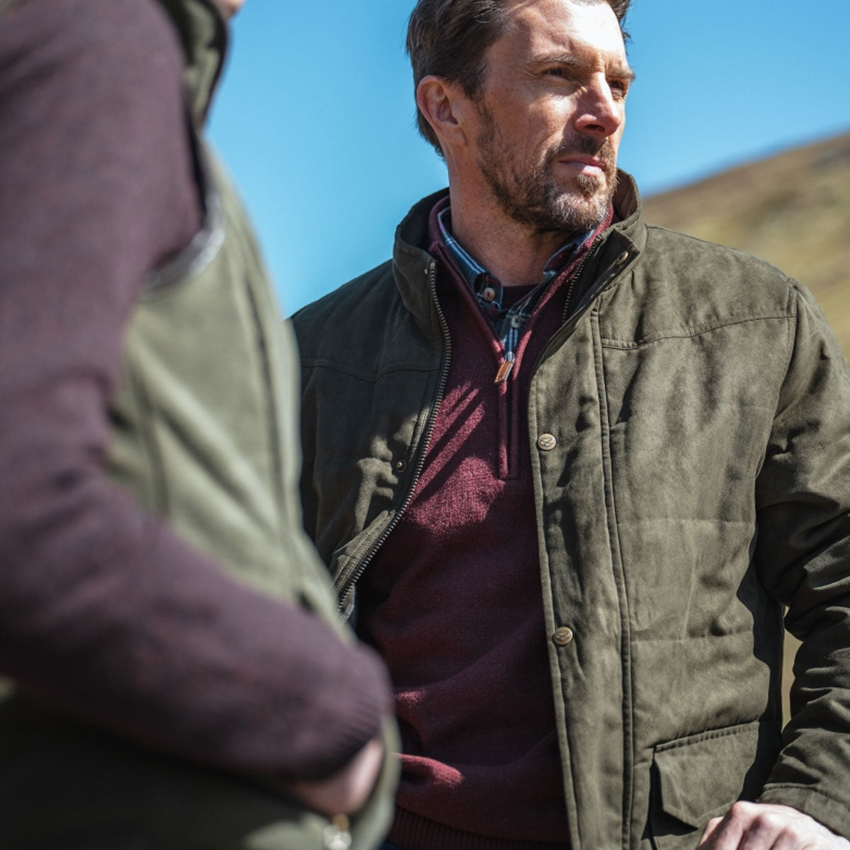 HOGGS OF FIFE Glenesk Quilted Jacket - Men's - Loden