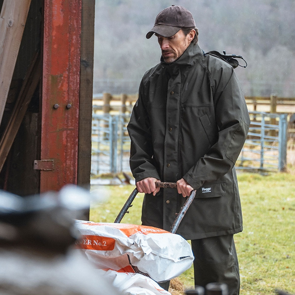 HOGGS OF FIFE Green King II Waterproof Jacket - Mens - Green