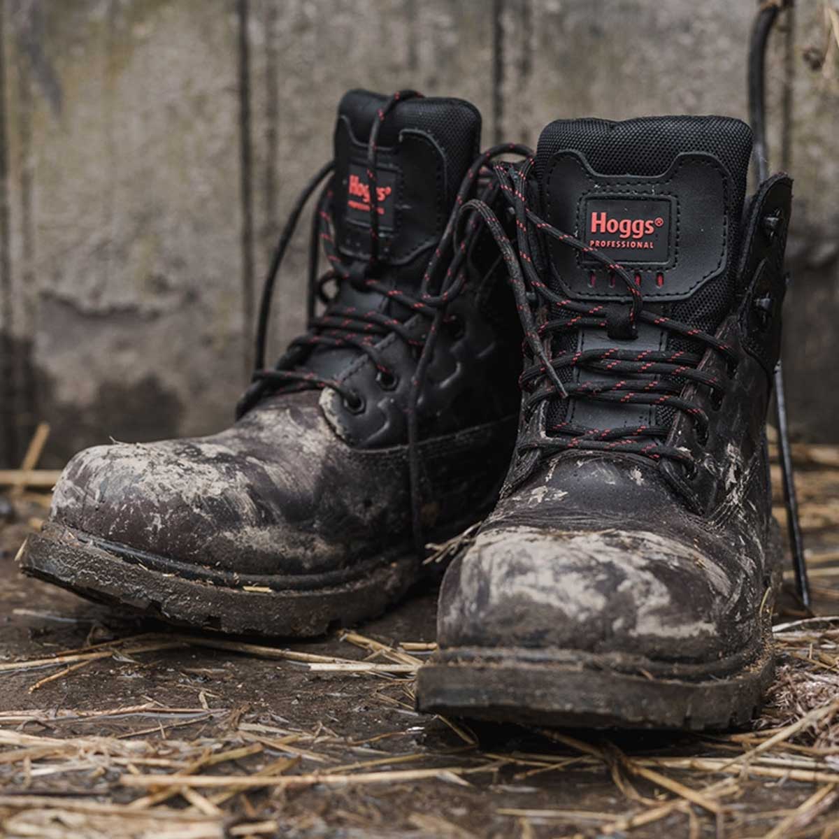 HOGGS OF FIFE Hercules Safety Lace-up Boots - Mens - Black Hoggs of Fife