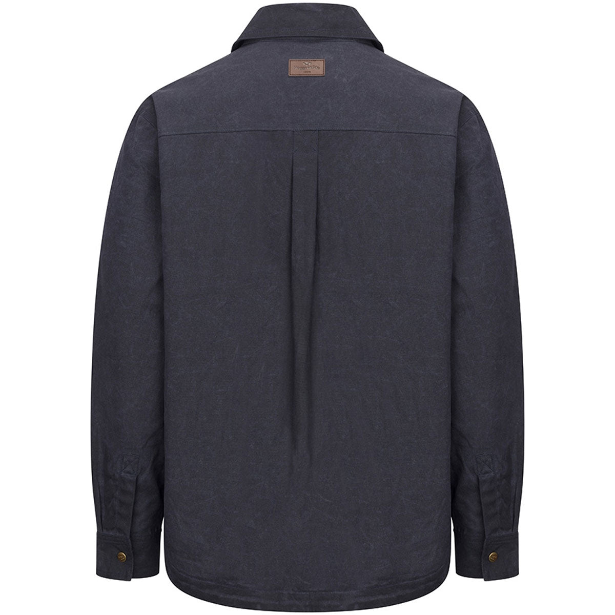 HOGGS OF FIFE Huntly Waxed Canvas Utility Overshirt - Mens - Midnight Navy