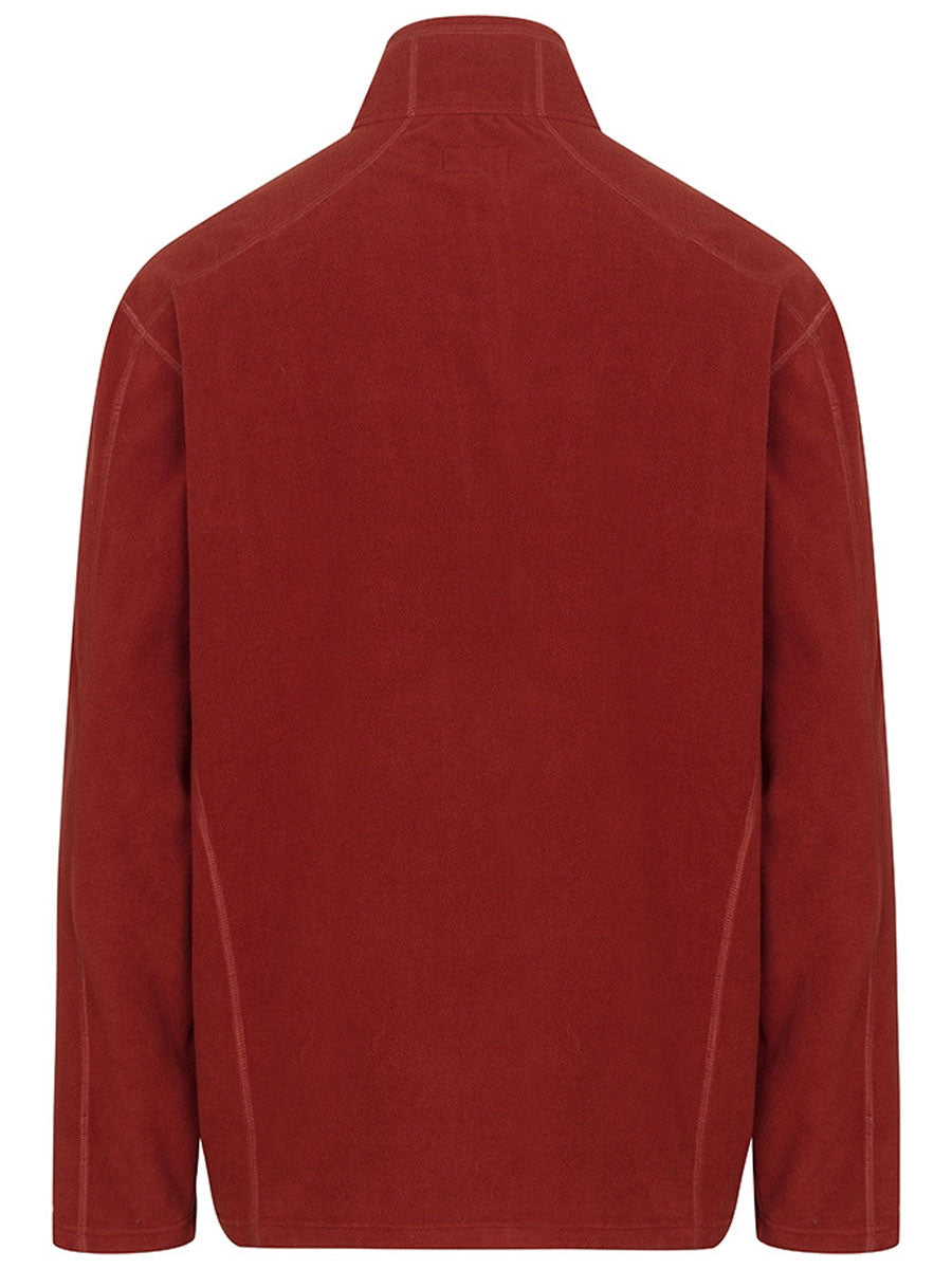 HOGGS OF FIFE Islander Techpro 1/4 Zip Sweatshirt - Men's - Burnt Henna