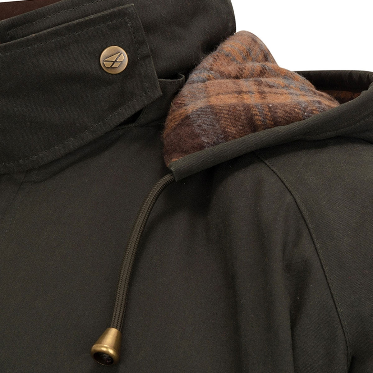 HOGGS OF FIFE Kelso Waterproof Wax Jacket - Men's - Forest Green