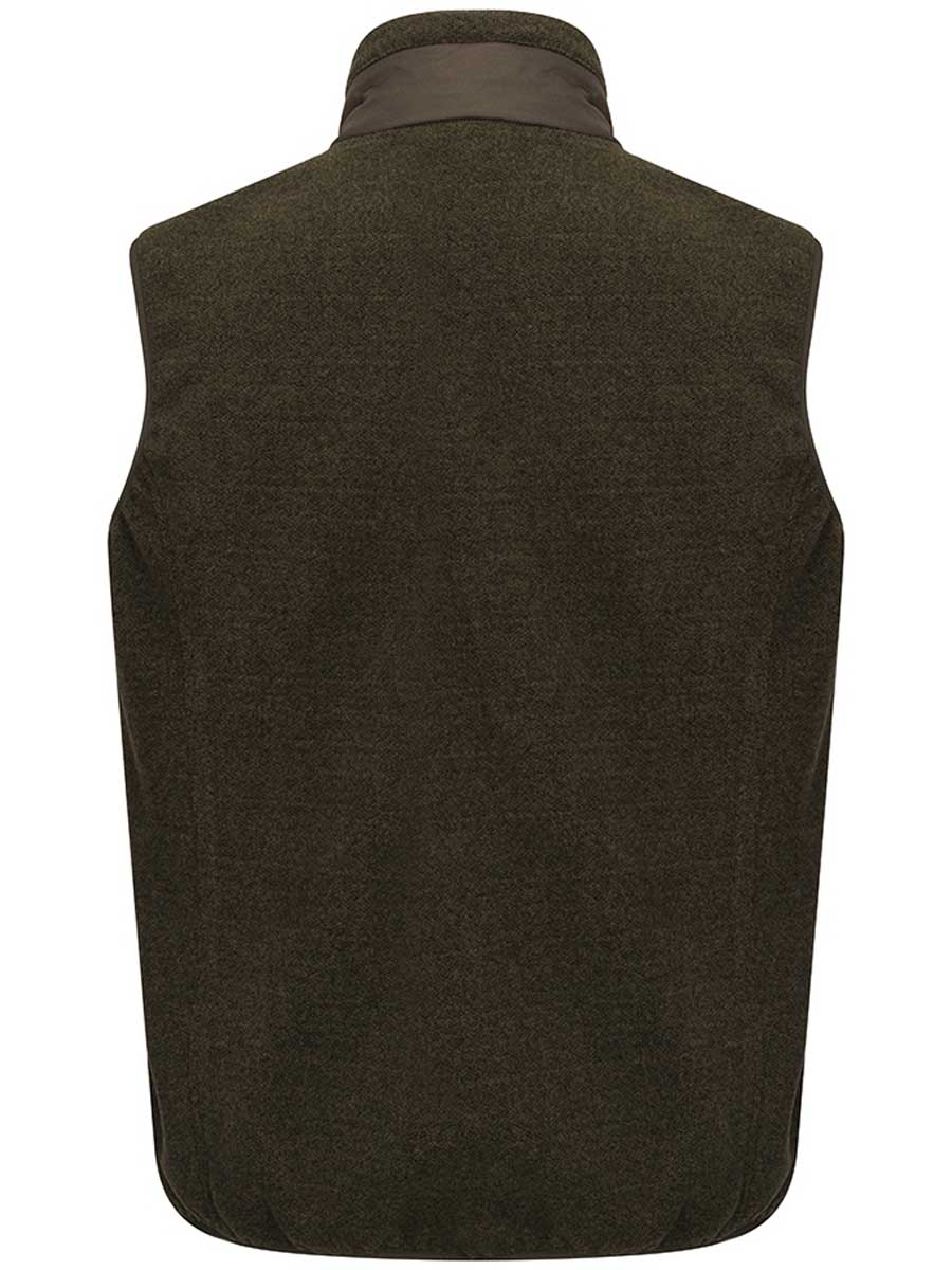 HOGGS OF FIFE Melville Hybrid Gilet - Mens - Dark Forest Marl