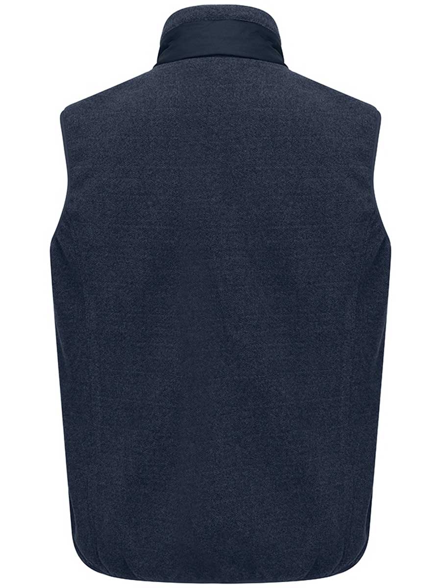 HOGGS OF FIFE Melville Hybrid Gilet - Mens - Midnight Navy