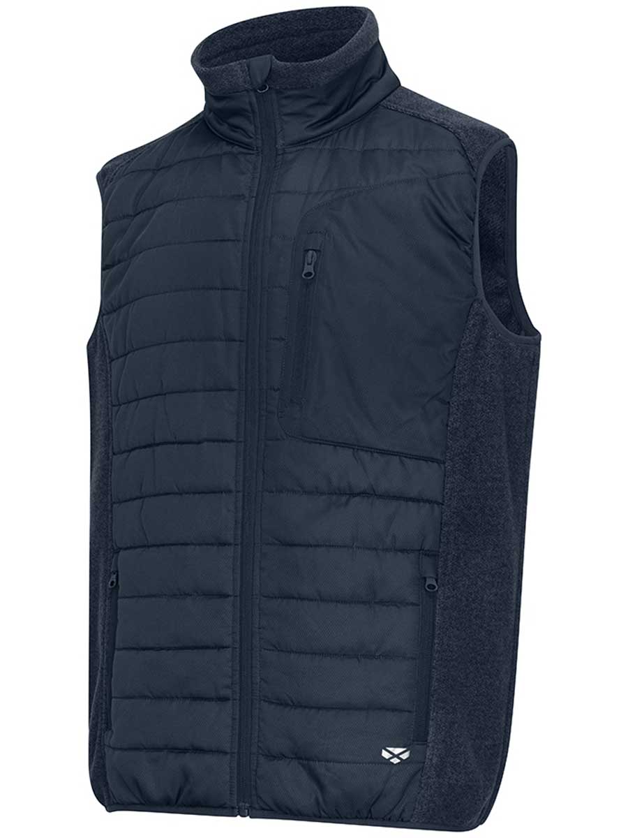 HOGGS OF FIFE Melville Hybrid Gilet - Mens - Midnight Navy