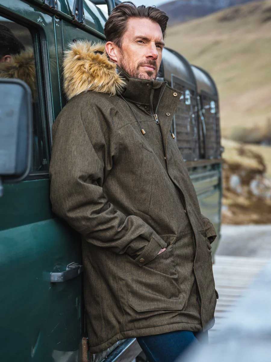 HOGGS OF FIFE Argyll II Waterproof Parka - Mens - Forest Green