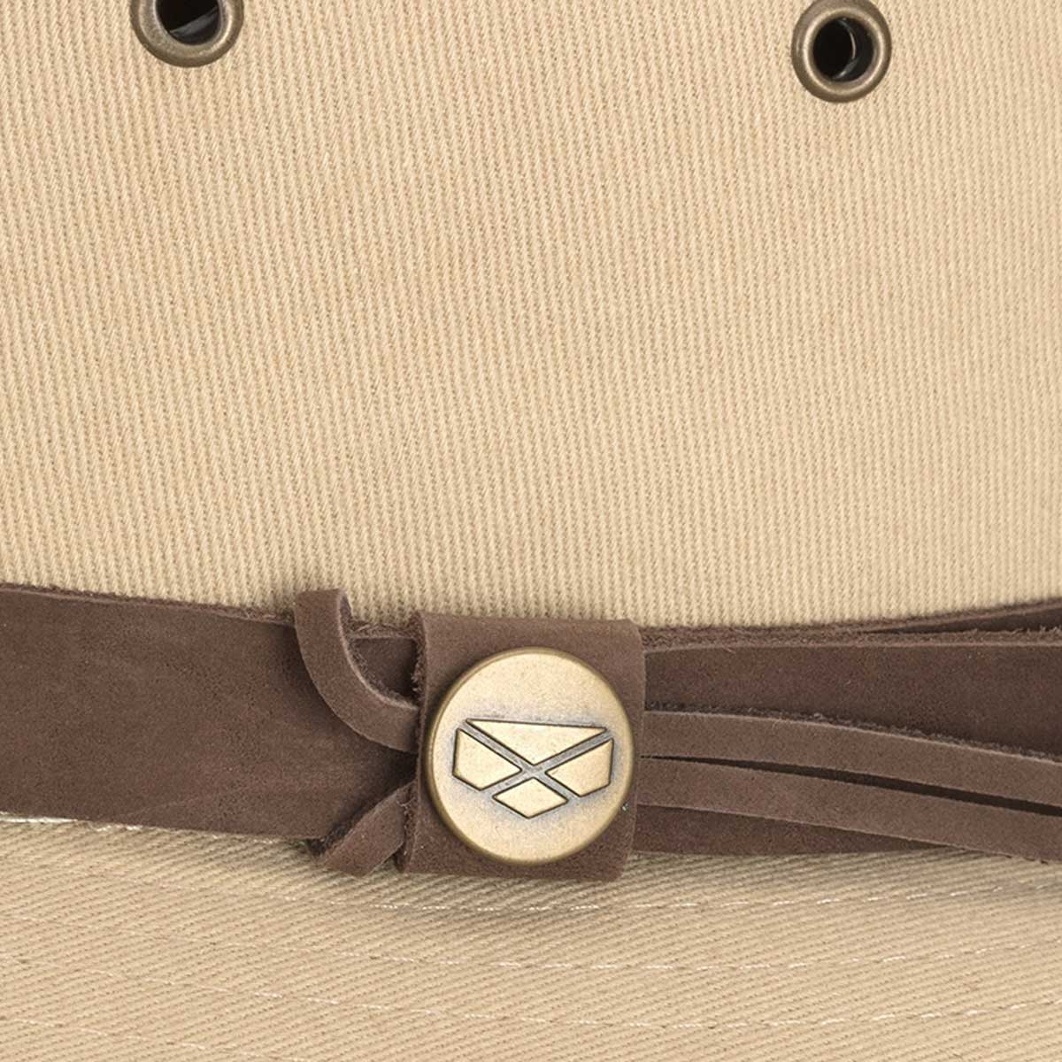 HOGGS OF FIFE Panmure Canvas Foldable Hat - Desert Sand