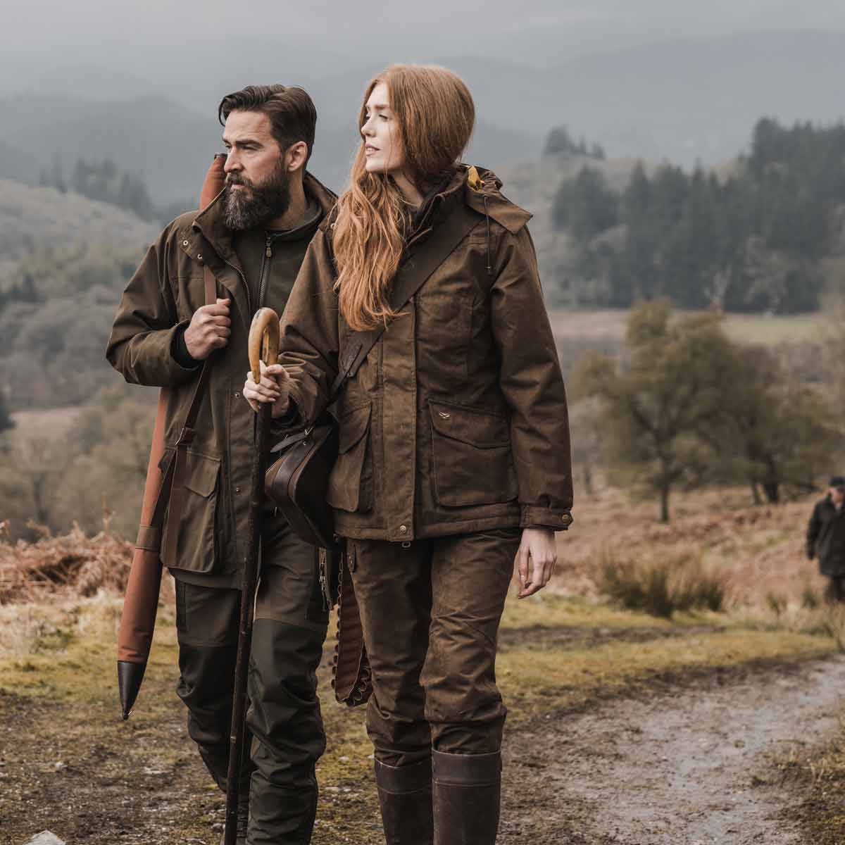 HOGGS OF FIFE Rannoch Waterproof Field Trousers - Women's - Field Green