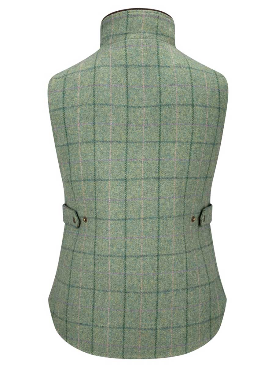HOGGS OF FIFE Roslin Technical Tweed Waistcoat - Women's - Spring Bracken