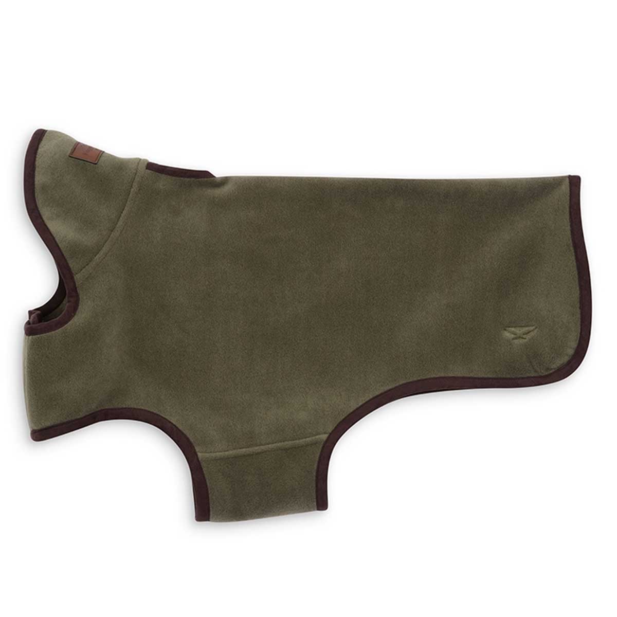 HOGGS OF FIFE Stenton Fleece Dog Coat - Lovat