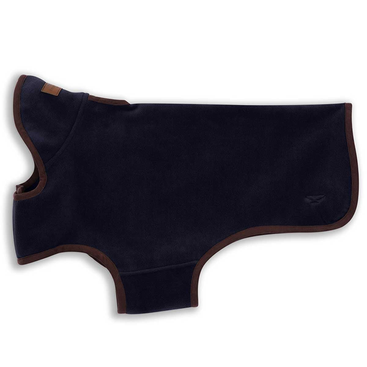 HOGGS OF FIFE Stenton Fleece Dog Coat - Navy