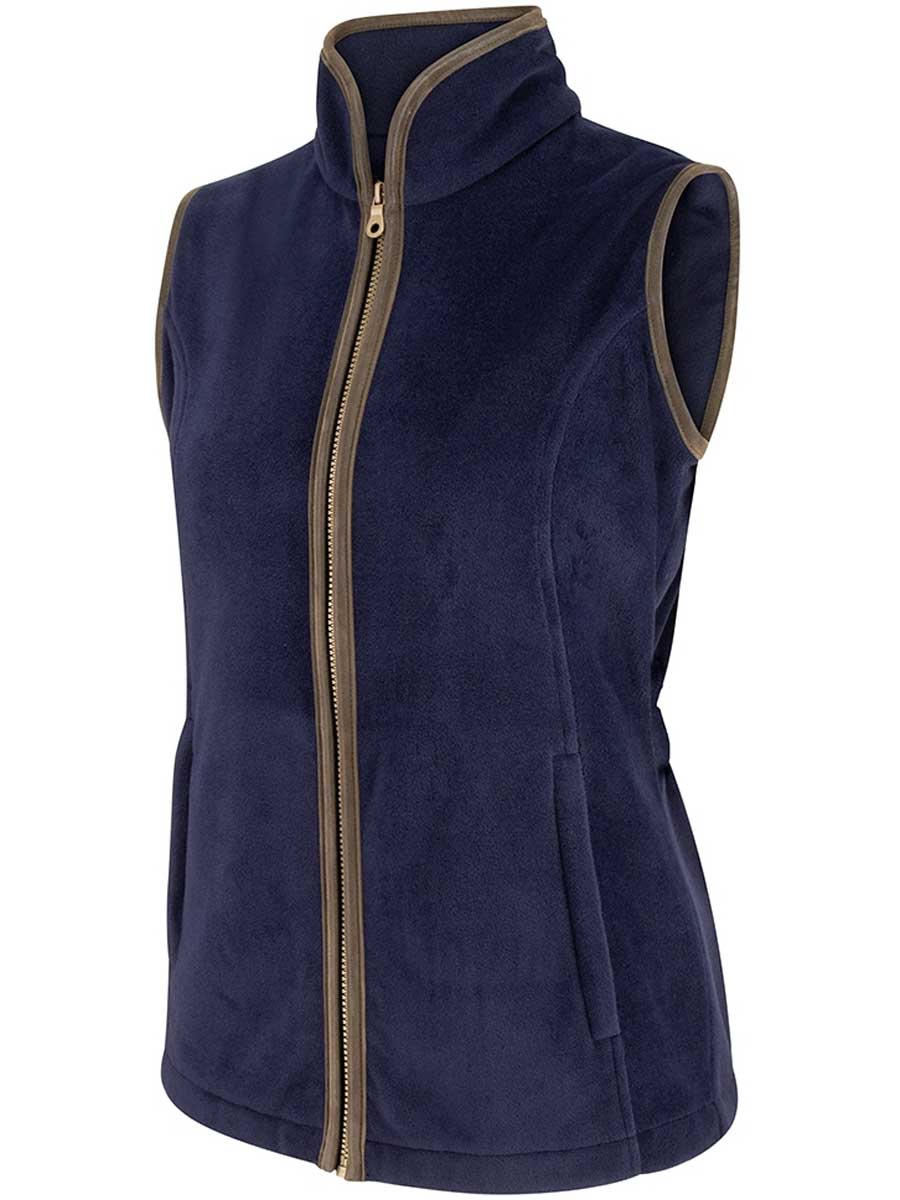HOGGS OF FIFE Stenton Technical Fleece Gilet - Ladies - Navy Hoggs of Fife