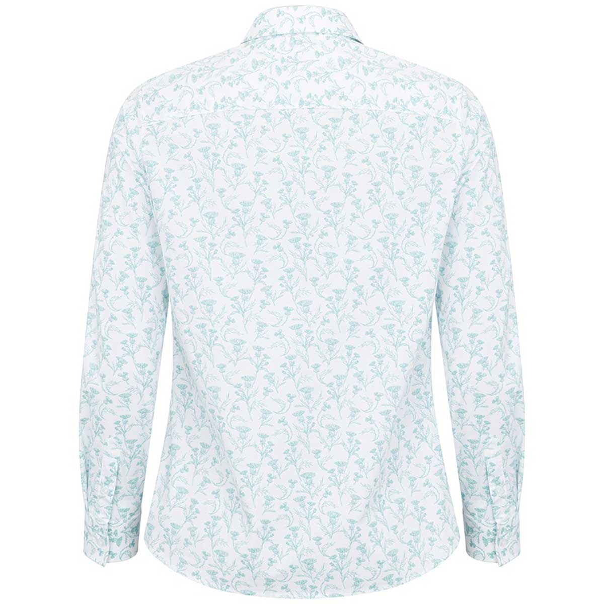 HOGGS OF FIFE Thistle Print Shirt - Womens - Blue
