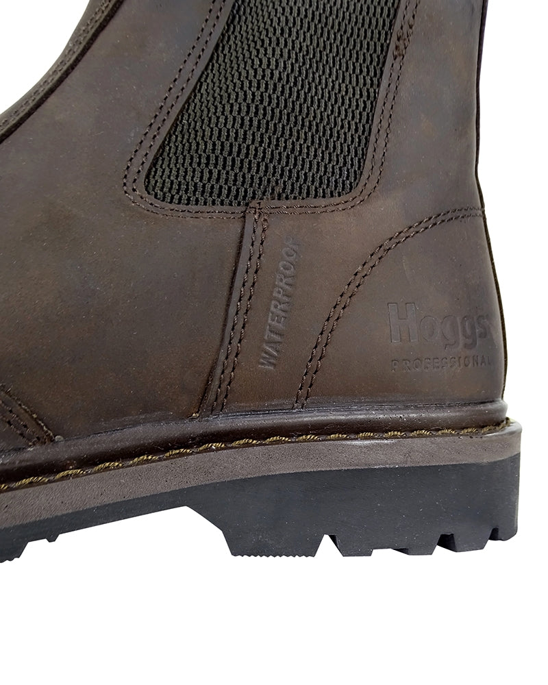 HOGGS OF FIFE Zeus Safety Dealer Boots - Mens - Crazy Horse Brown