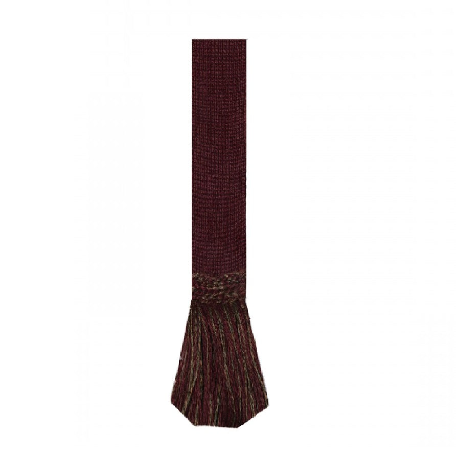 HOUSE OF CHEVIOT Classic Garter Ties - Burgundy & Bracken House Of Cheviot