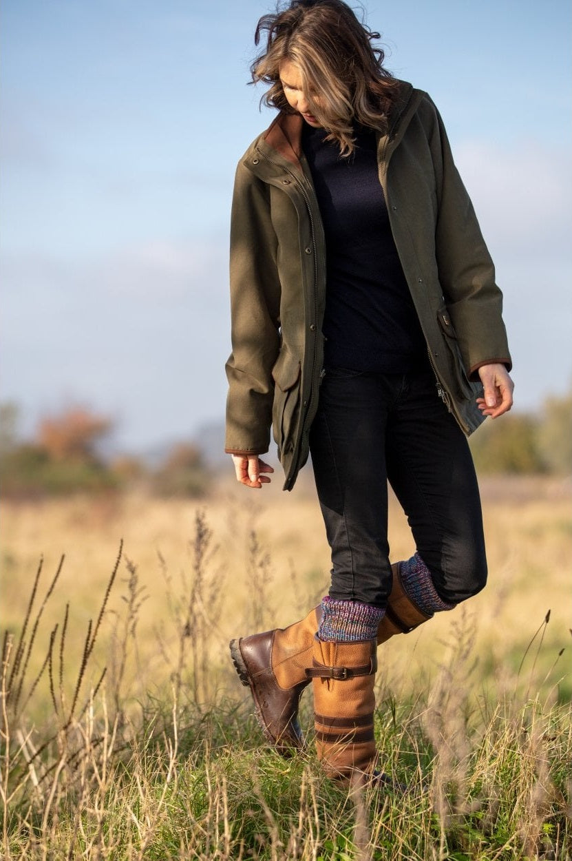 HOUSE OF CHEVIOT Lady Katrine Shooting Socks - Womens - Bilberry House Of Cheviot