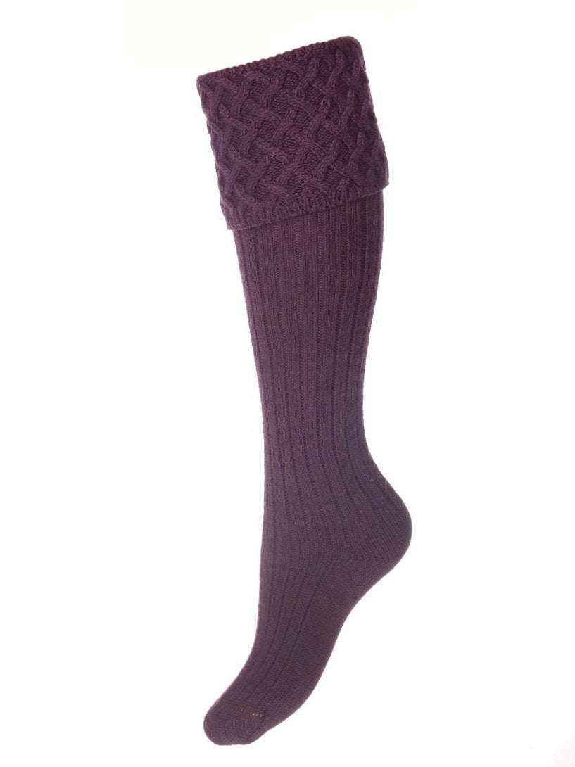 HOUSE OF CHEVIOT Lady Rannoch Shooting Socks - Womens - Thistle House Of Cheviot