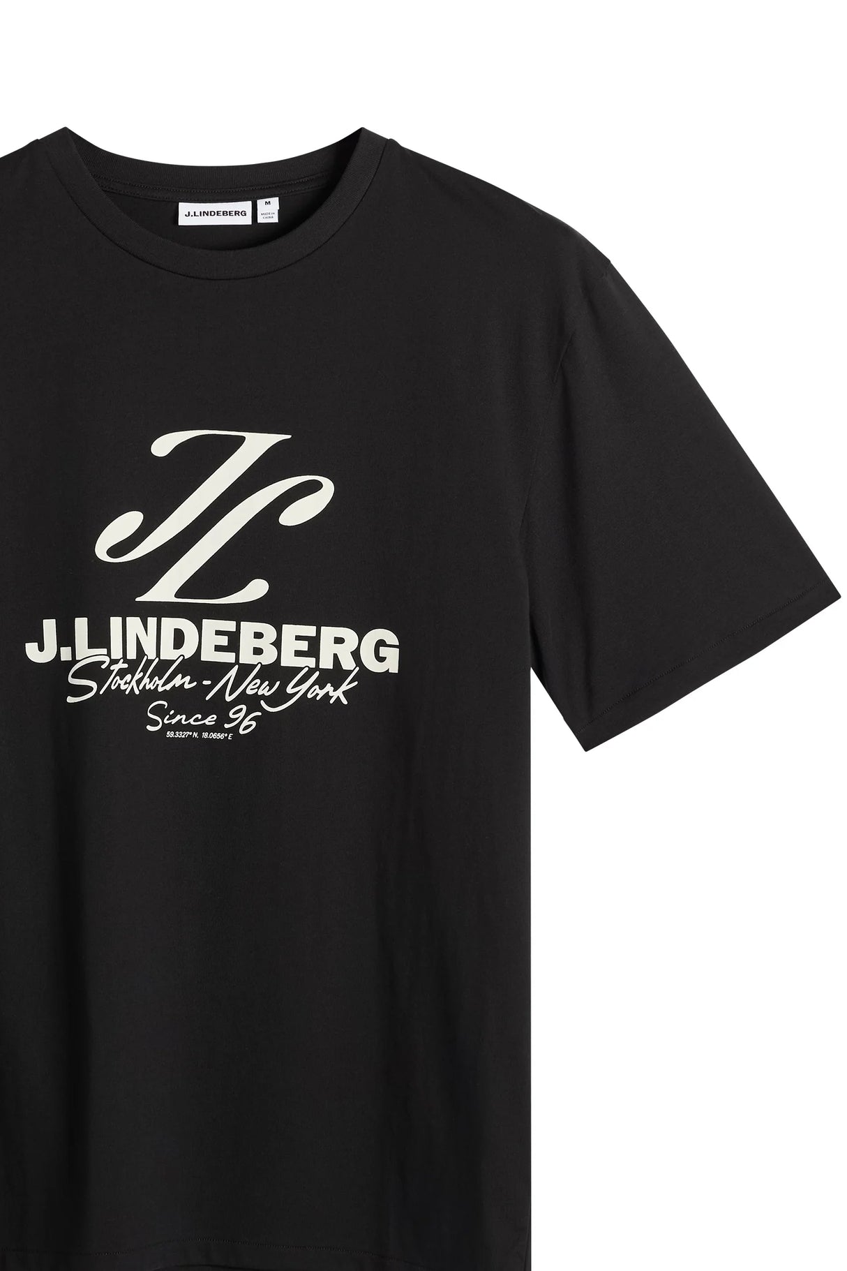 J.LINDEBERG Alpha Graphic T-Shirt - Men's - Black