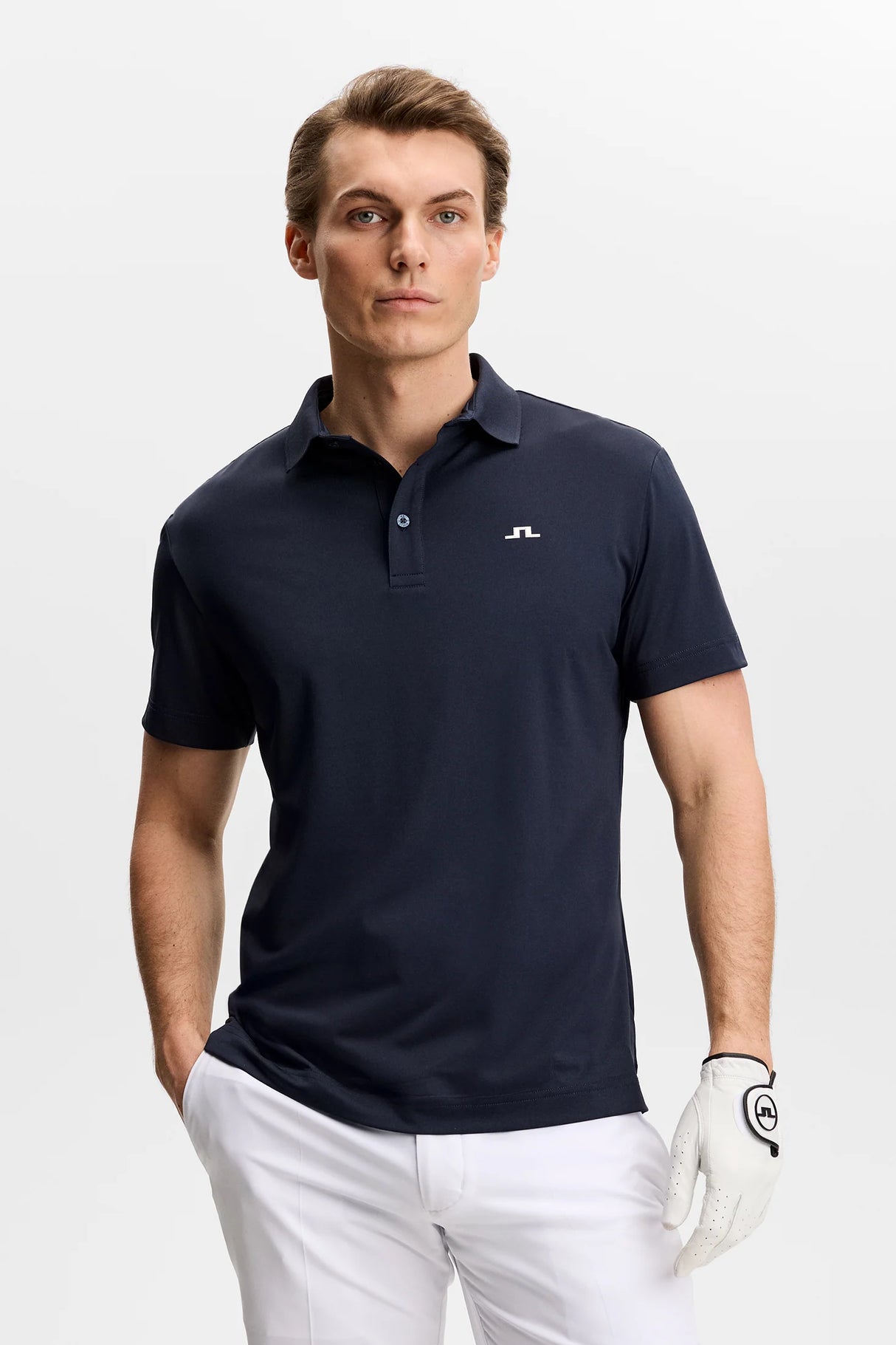 J.LINDEBERG Bridge Polo Shirt – Men’s Regular Fit – Navy