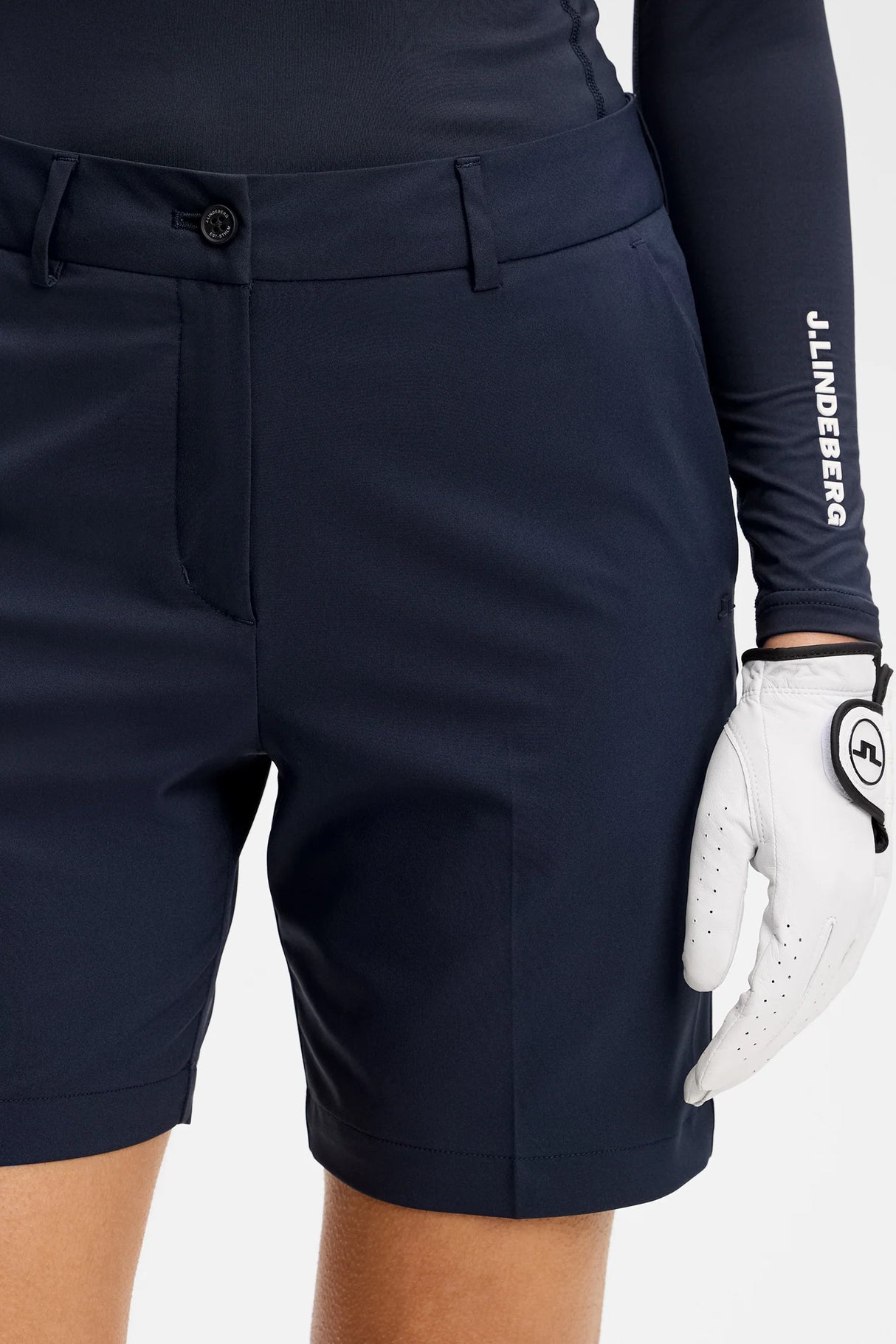 J.LINDEBERG Gwen Long Shorts - Womens - JL Navy