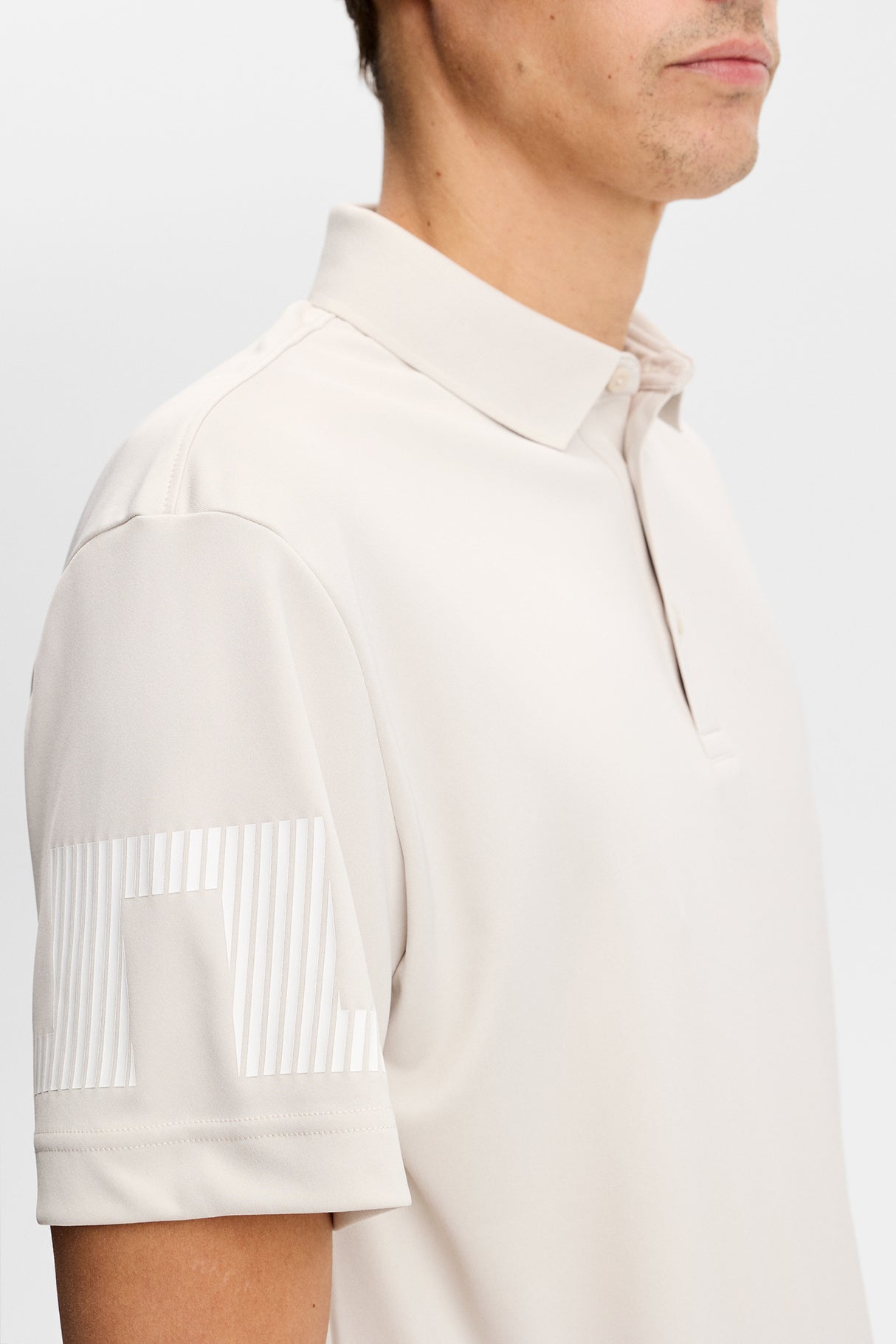 J.LINDEBERG Heath Polo Shirt – Men’s – Moonbeam