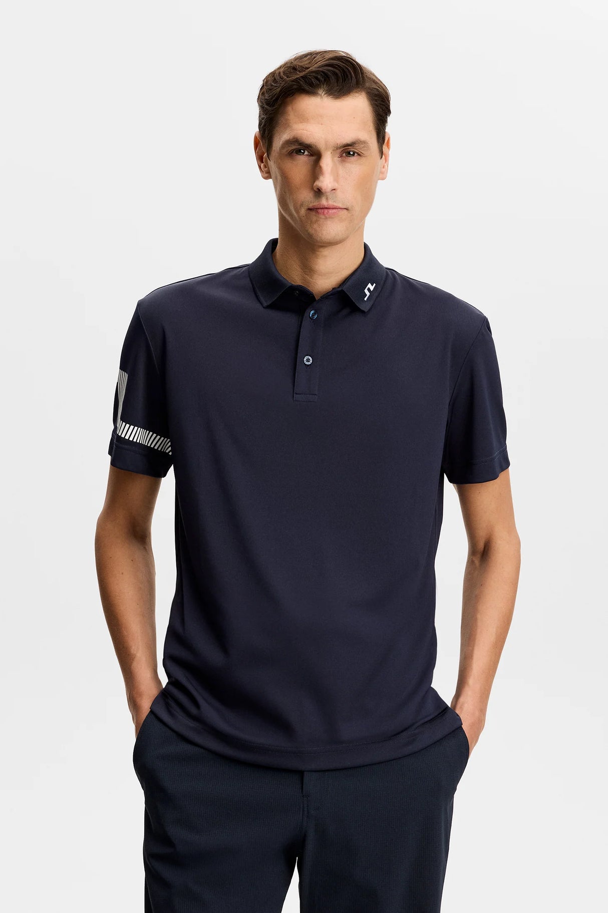J.LINDEBERG Heath Polo Shirt – Men’s – Navy