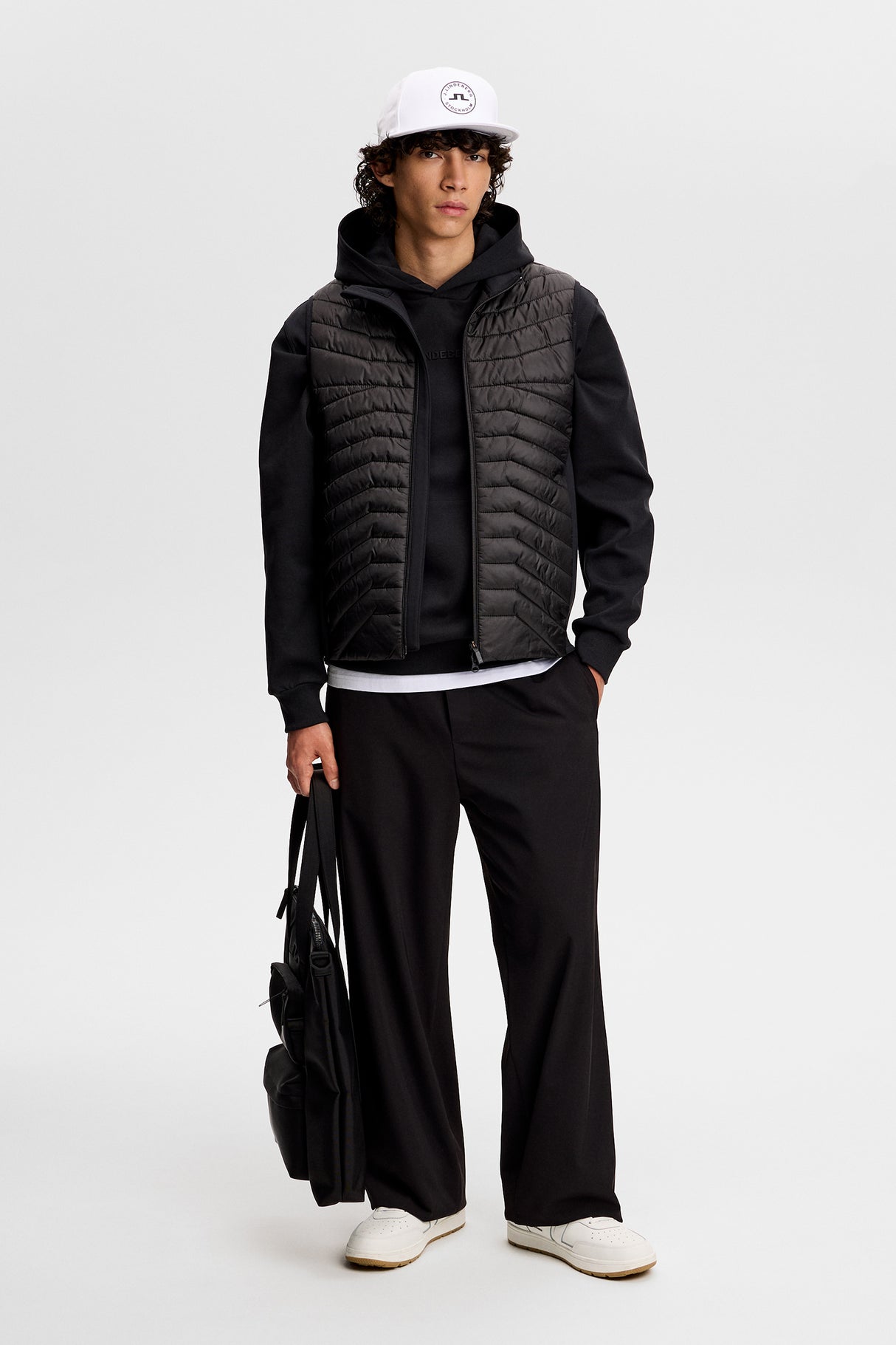 J.LINDEBERG Heyden Quilt Hybrid Gilet – Men’s – Black