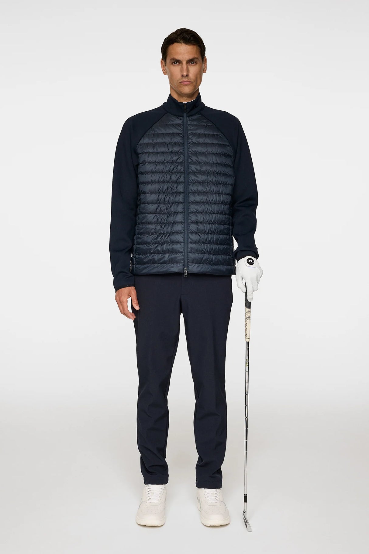 J.LINDEBERG Heyden Quilt Hybrid Jacket – Men’s – JL Navy