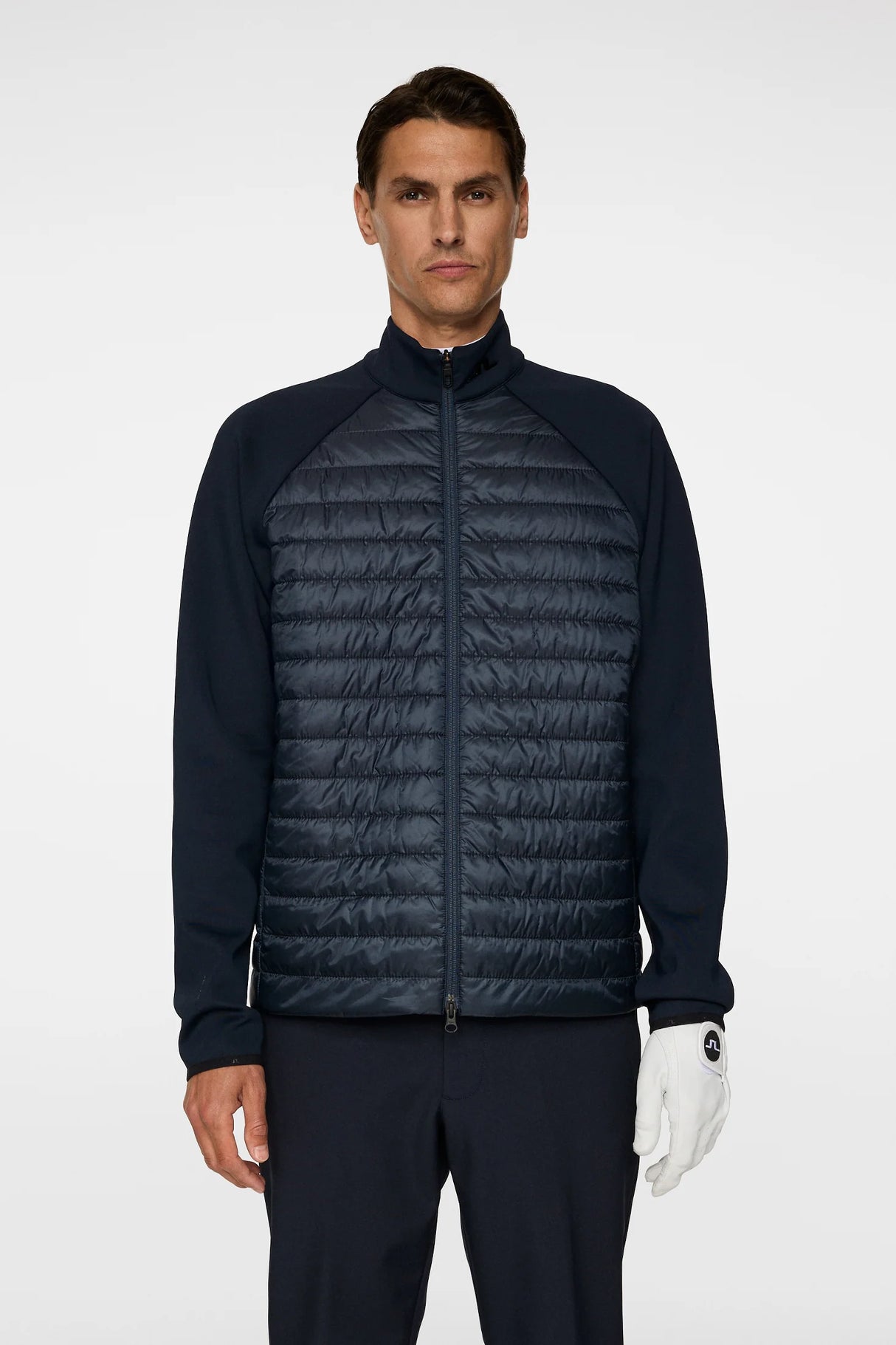 J.LINDEBERG Heyden Quilt Hybrid Jacket – Men’s – JL Navy