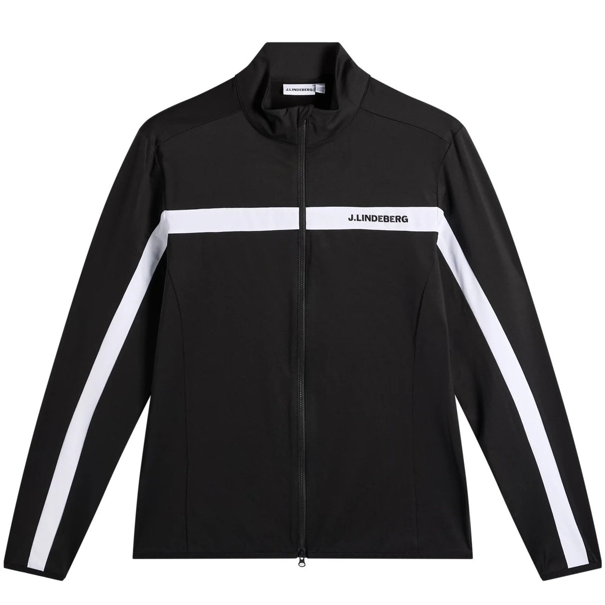 J.LINDEBERG Jarvis Golf Mid Layer – Men’s Full Zip – Black