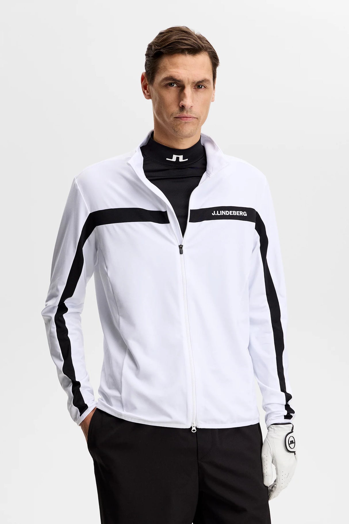 J.LINDEBERG Jarvis Golf Mid Layer – Men’s – White
