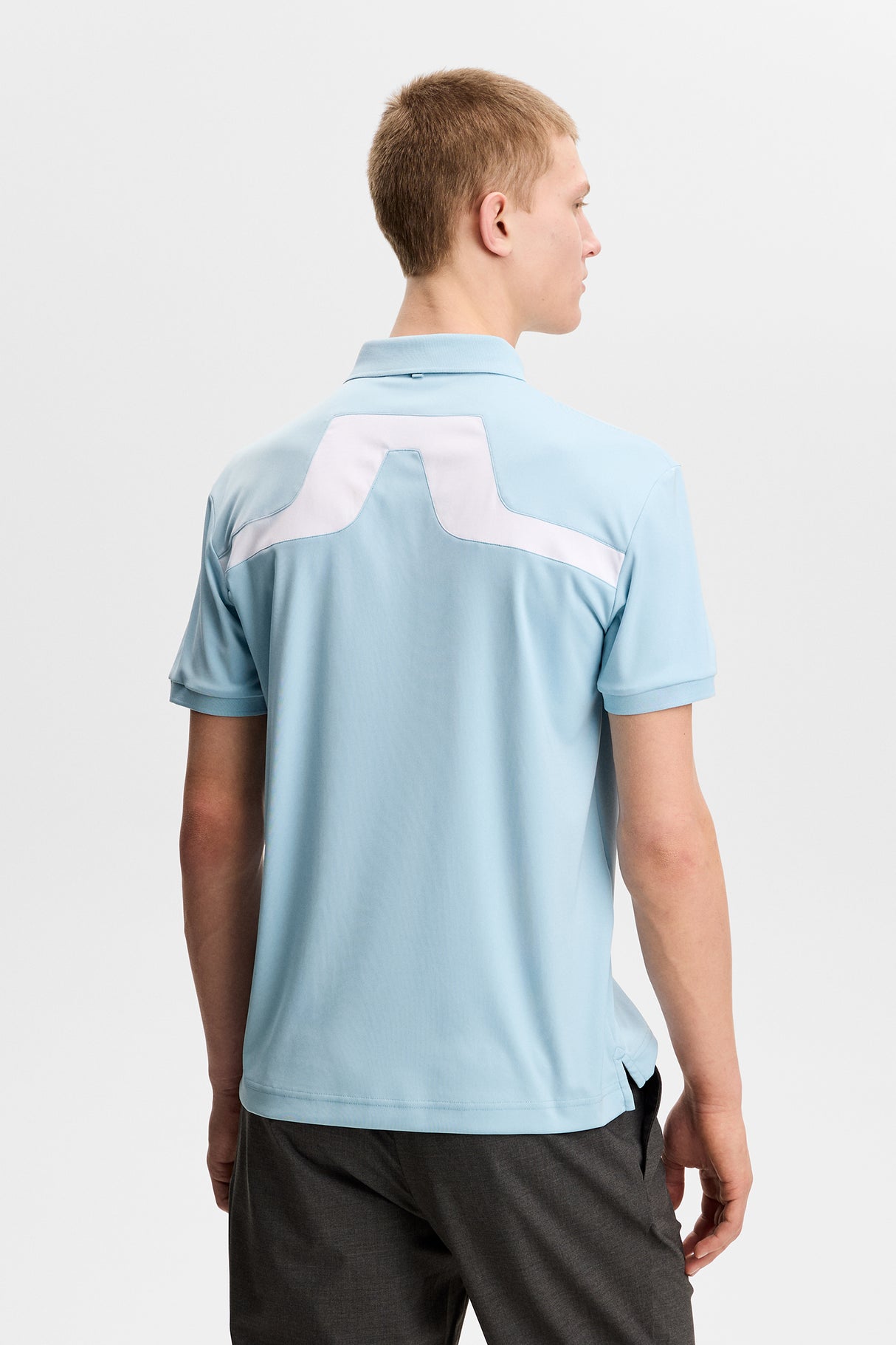 J.LINDEBERG KV Polo Shirt – Men’s – Forget Me Knot Blue