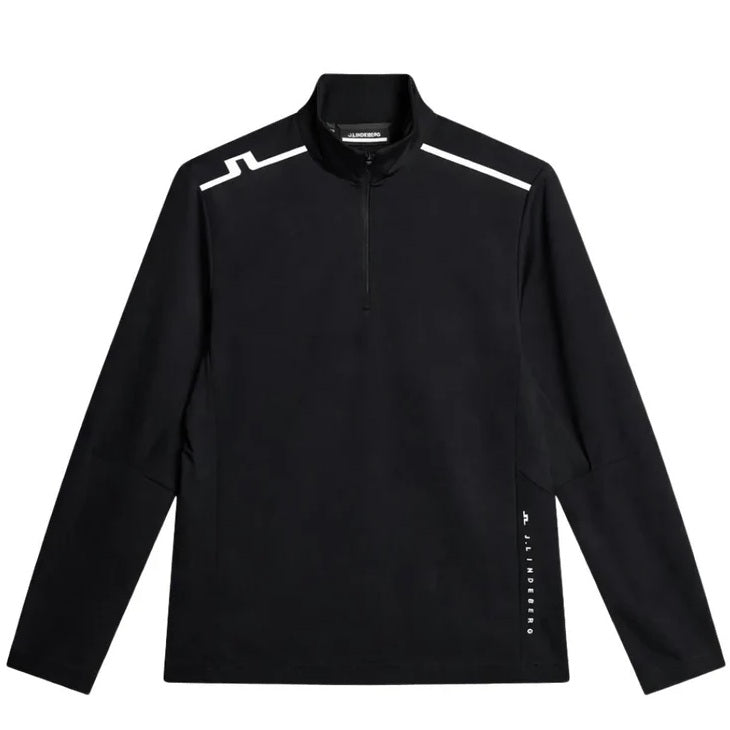 J.LINDEBERG Leon Quarter Zip Mid Layer – Men’s – Black
