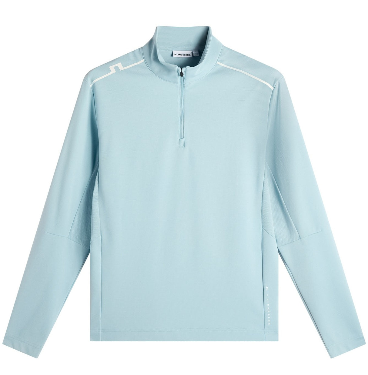 J.LINDEBERG Leon Quarter Zip Mid Layer – Men’s – Forget Me Not Blue