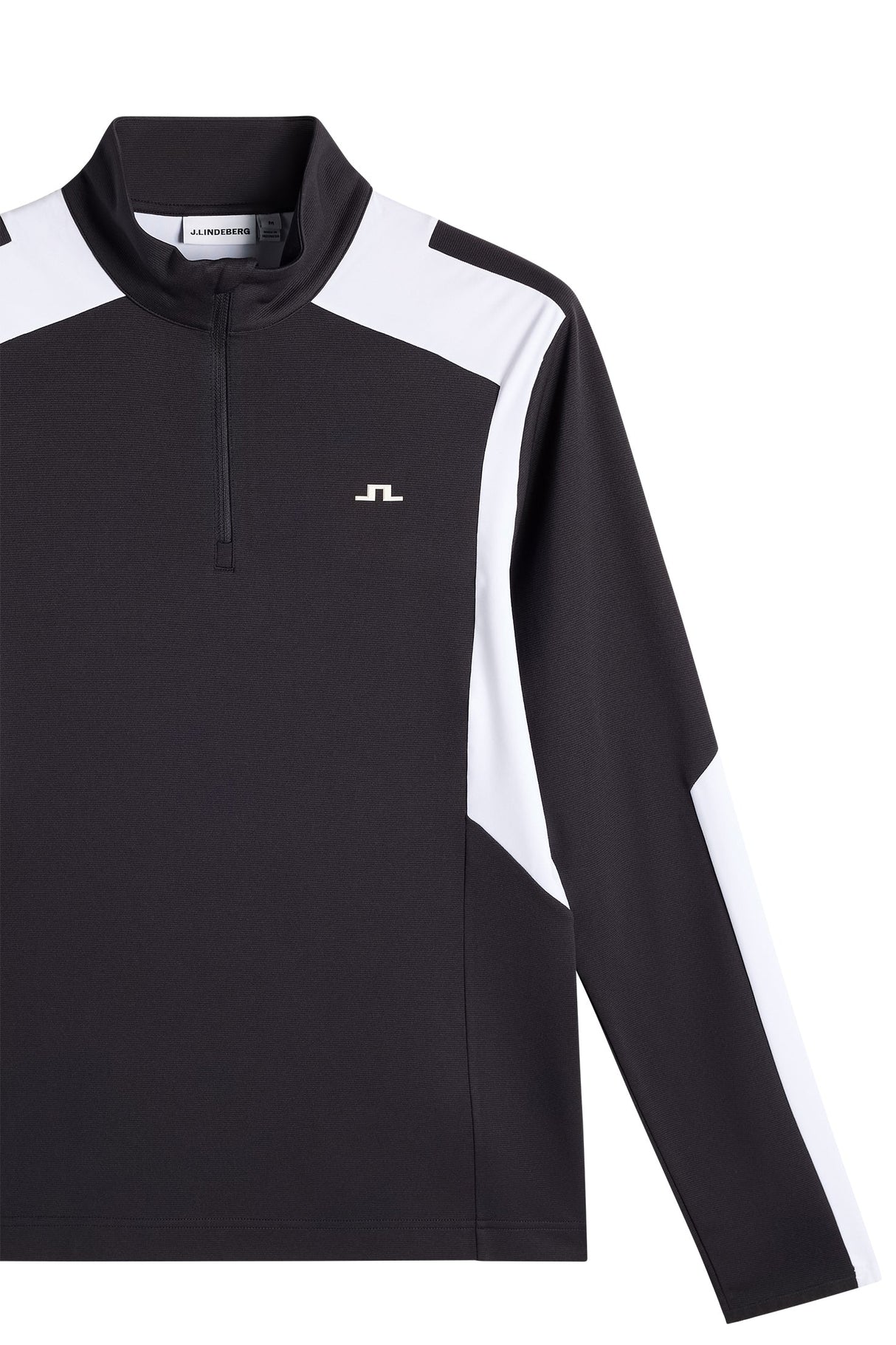 J.LINDEBERG Lukas Quarter Zip Mid Layer – Men’s – Black