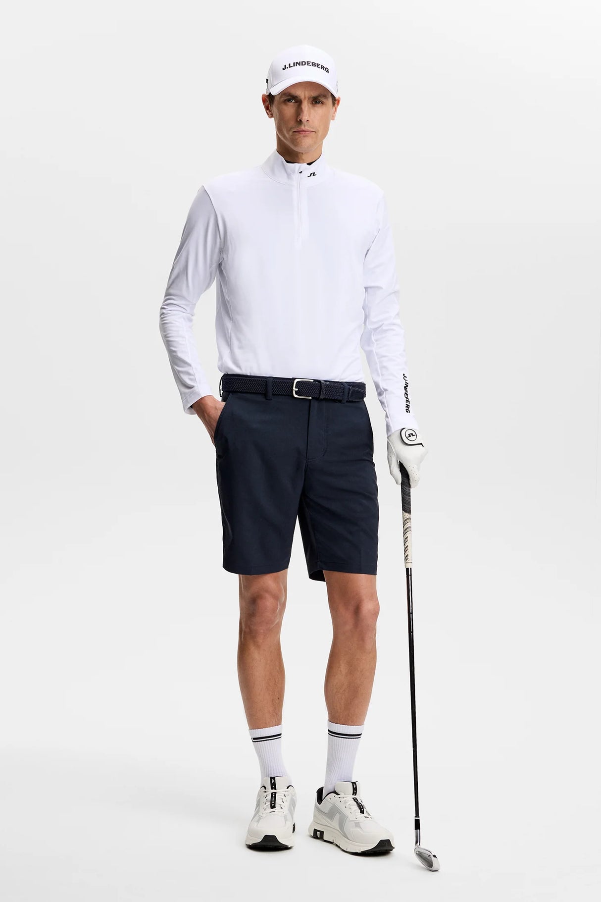 J.LINDEBERG Mitch Golf Shorts – Men’s – JL Navy
