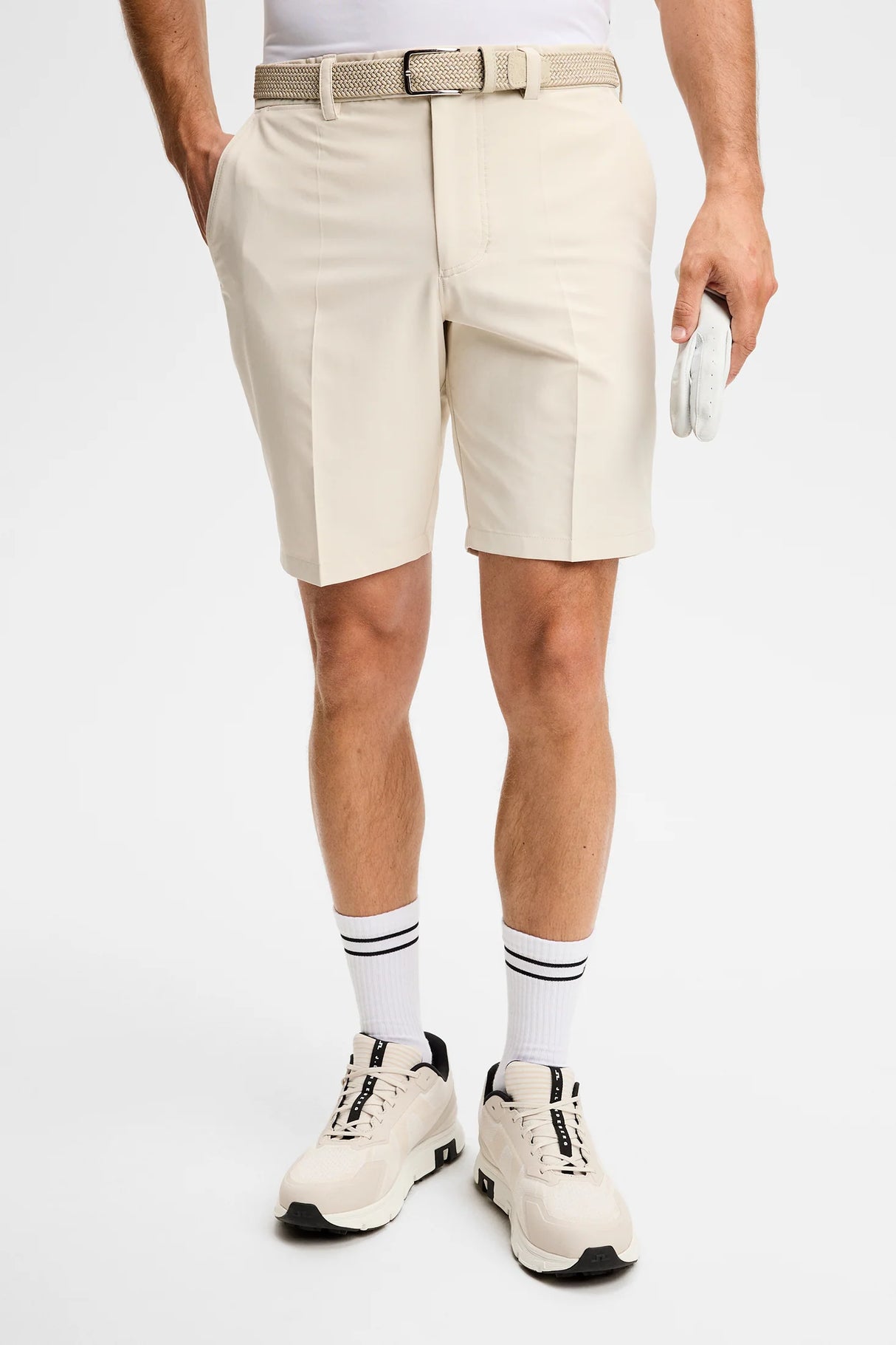 J.LINDEBERG Mitch Golf Shorts – Men’s – Moonbeam