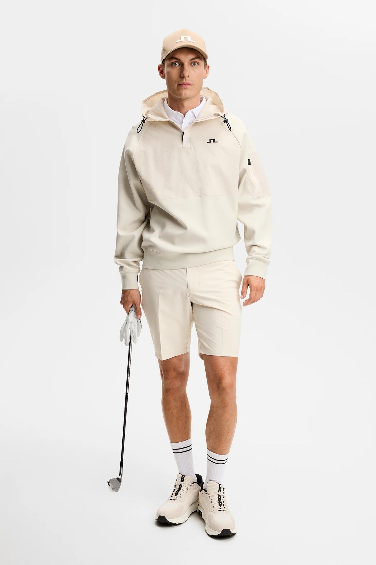 J.LINDEBERG Mitch Golf Shorts – Men’s – Moonbeam