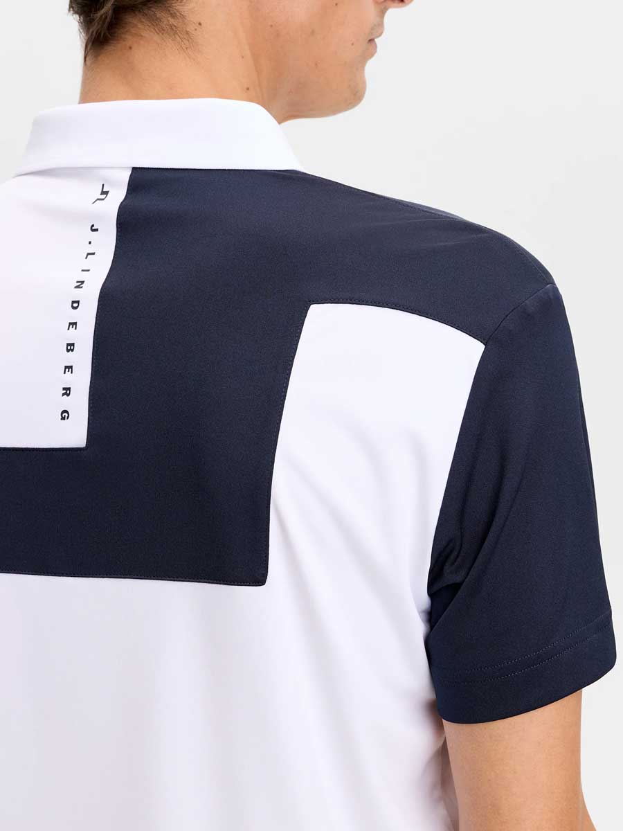 J.LINDEBERG Rody Polo Shirt – Men’s Regular Fit – White
